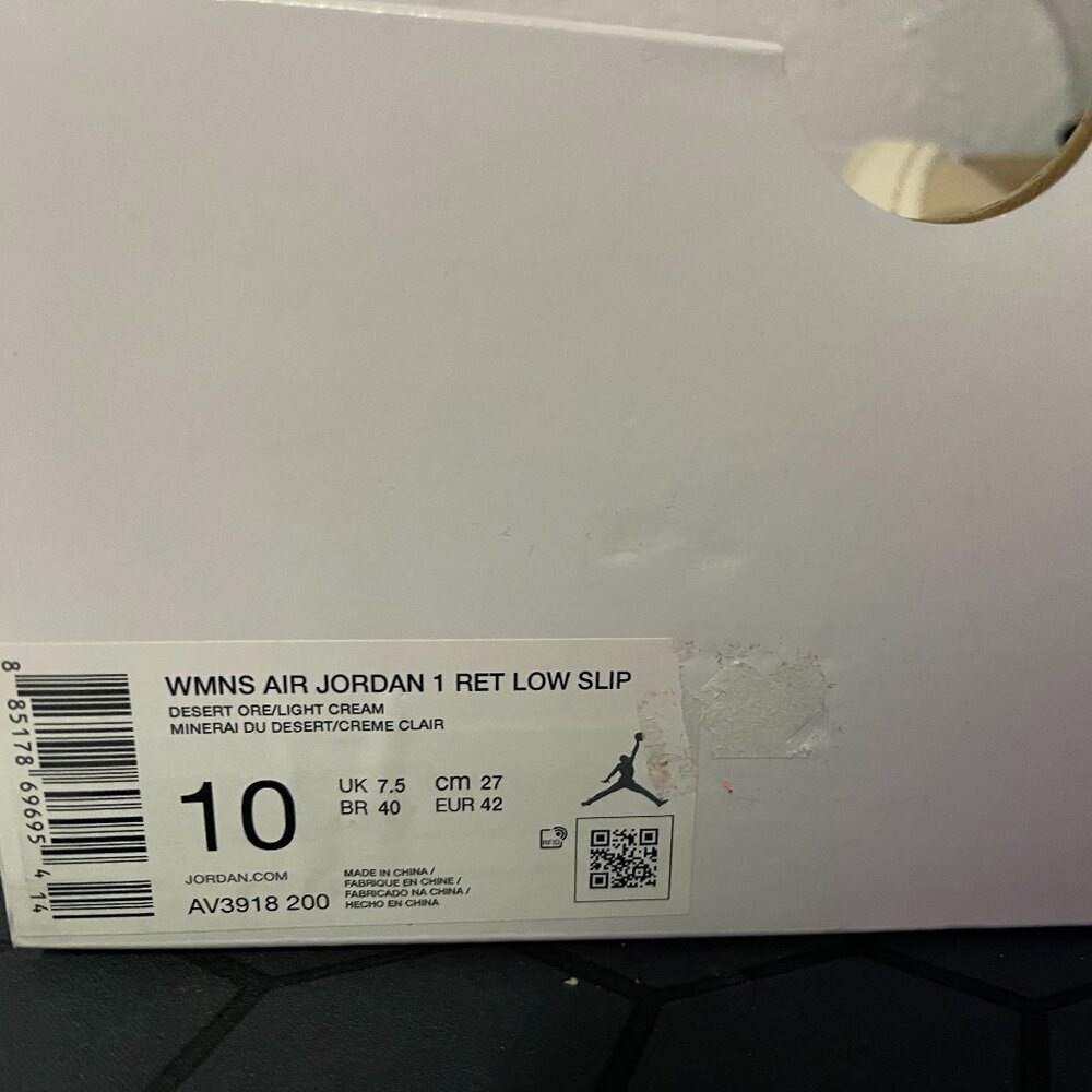 Wmns Air Jordan 1 Low Slip-On 'Desert Ore' Shoes -Style# AV3918-200- Size 10 - Picture 5 of 5